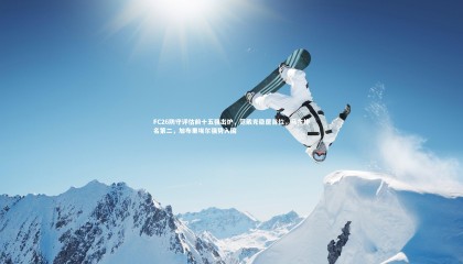 ng体育平台-FC26防守评估前十五强出炉，范戴克稳居首位，马金排名第二，加布里埃尔强势入围