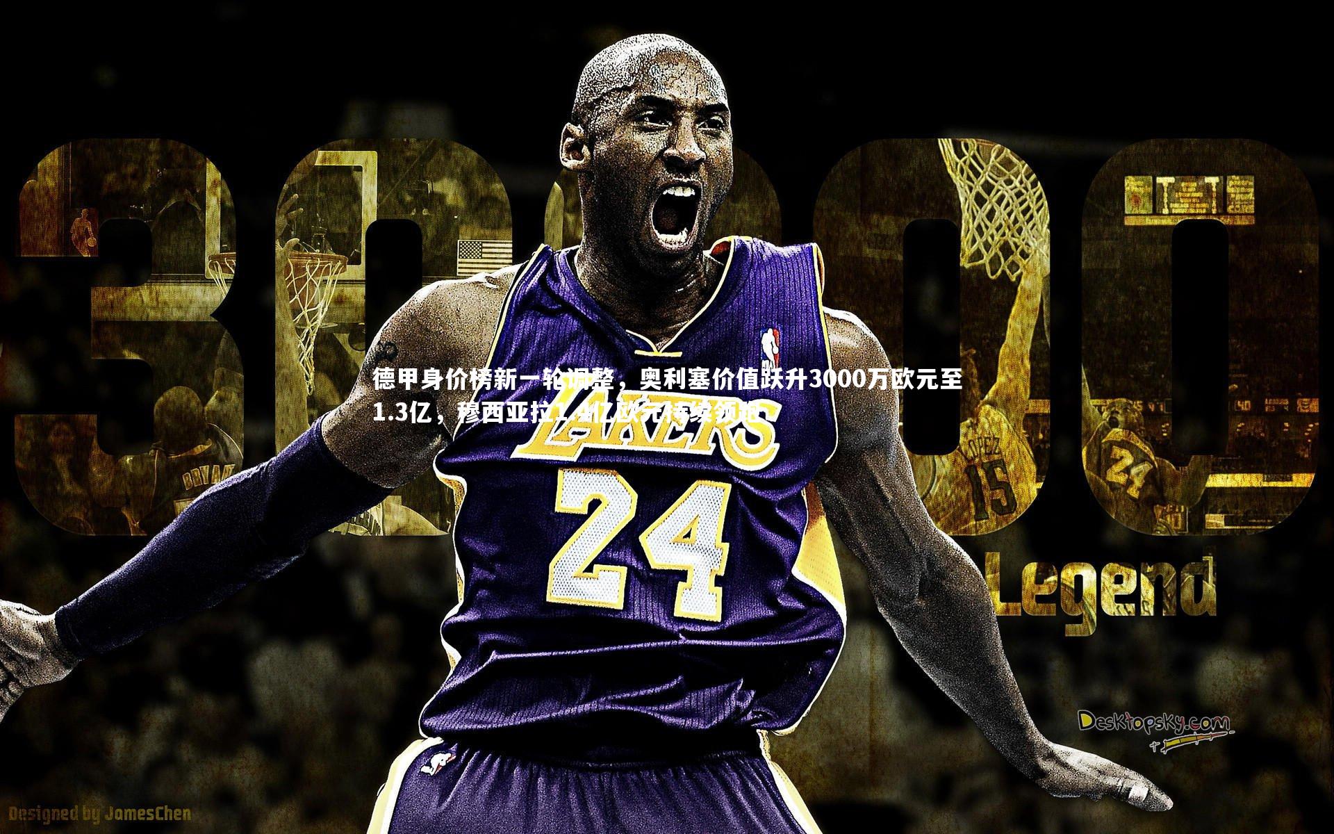 德甲身价榜新一轮调整，奥利塞价值跃升3000万欧元至1.3亿，穆西亚拉1.4亿欧元持续领跑